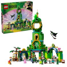 LEGO LEGO WICKED 75684 Dobrodošli v Smaragdnem Mestu, 945 delov, 5 minifigur, starost 9+, serija Mesto