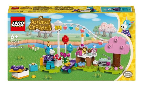 LEGO LEGO ANIMAL CROSSING 77046 Julianova praznična zabava - set z 170 elementi za otroke od 6. leta dalje