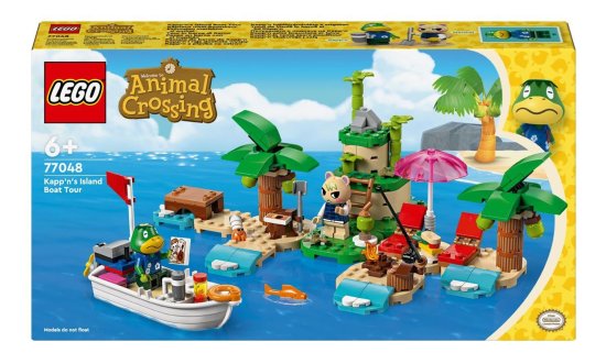 LEGO LEGO ANIMAL CROSSING 77048 Kapp'n's Island Boat Tour - Igrača za otroke, 233 elementov, 2 minifigurici, 6+ let