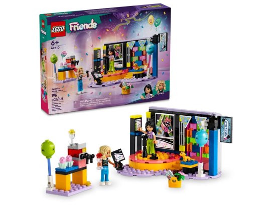 LEGO LEGO FRIENDS 42610 Karaoke glasbena zabava - 196 delov, 2 minifigurna, priporočena starost 6+ let, vključene navodila