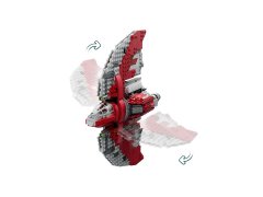 LEGO LEGO STAR WARS 75362 AHSOKA TANO T-6 JEDI SHUTTLE s 4 minifigurami in 601 elementi, starost 9+ let