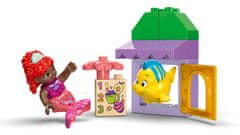 LEGO LEGO DUPLO 10420 Ariel in Flounderjeva kavarna, 22 kosov, za otroke od 2. leta dalje, z 2 minifigurama