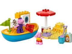 LEGO LEGO DUPLO 10432 Plovba s Peppa Pig - Ustvarjalni komplet za otroke od 2. leta starosti z 23 elementi in 2 minifiguricama