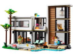 LEGO LEGO Creator 3 v 1 31153 Moderna Hiša - 939 elementov, 2 minifigura, primerna za otroke od 9. leta naprej