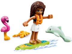 LEGO LEGO FRIENDS 41428 Plažni Hiši - Set igrač za otroke od 6 let, 444 elementov, 2 minifigurici, zabavni graditeljni paket