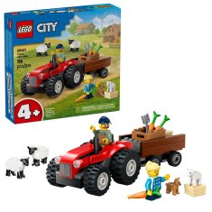 LEGO LEGO CITY 60461 Traktor s Prikolicą za otroke, 116 Kos, Starost 4+, Dva Minifigurica, Z Navodili