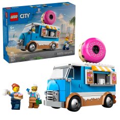LEGO LEGO CITY 60452 Kamion za krofe - 196 delov, 2 minifigurici, starost 5+, serija City
