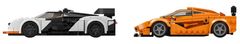 LEGO LEGO SPEED CHAMPIONS 76918 MCLAREN SOLUS GT & MCLAREN F1 LM - Model za gradnjo s 581 elementi in 2 minifigurama, starost 9+