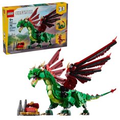 LEGO LEGO CREATOR 3 v 1 31161 Srednjeveški zmaj - zabavna gradnja za otroke 9+ let, 715 delov in navodila vključena