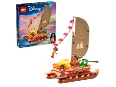 LEGO LEGO DISNEY 43270 Moanina avantura s kanujem - Set z 529 kosi, 3 figurice, za otroke od 6. leta dalje