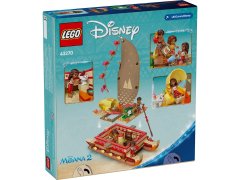 LEGO LEGO DISNEY 43270 Moanina avantura s kanujem - Set z 529 kosi, 3 figurice, za otroke od 6. leta dalje