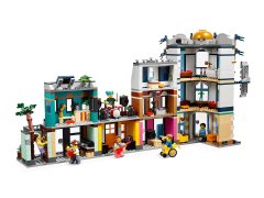 LEGO LEGO Creator 3 v 1 31141 Glavna ulica, 1459 kosov, 6 minifigur, Starost 9+, odlična igrača za domišljijo