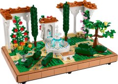 LEGO LEGO ICONS 10359 Vrtna Fontana - Graditeljstvo za odrasle, 1302 kosov, 18+, navodila vključena, visoka kakovost.