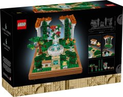 LEGO LEGO ICONS 10359 Vrtna Fontana - Graditeljstvo za odrasle, 1302 kosov, 18+, navodila vključena, visoka kakovost.