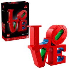 LEGO LEGO ART 31214 LOVE - Umetniška sestavljanka za odrasle, 791 elementov, ustvarite ljubkovalno dekoracijo doma.