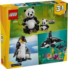 LEGO LEGO CREATOR 3 v 1 31165 Družina pand - zabavna gradnja za otroke od 8 let, 626 delov, navodila vključena