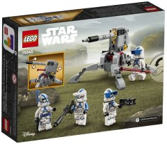 LEGO LEGO STAR WARS 75345 Bitka pak 501. klonskega vojaka - 4 minifigurice, 119 delov, primerno za otroke 6+