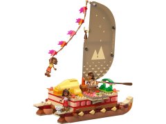 LEGO LEGO DISNEY 43270 Moanina avantura s kanujem - Set z 529 kosi, 3 figurice, za otroke od 6. leta dalje