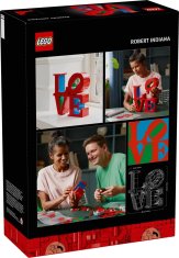 LEGO LEGO ART 31214 LOVE - Umetniška sestavljanka za odrasle, 791 elementov, ustvarite ljubkovalno dekoracijo doma.