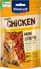 Vitakraft VITAKRAFT Mini Strips piščanec - prigrizek za pse, 80g, zdrava in mesnata dobrotina za vse pasme in starosti.