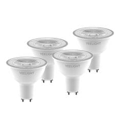 Yeelight Pametna LED žarnica Yeelight YLDP004 W1 GU10, dimabilna, 4 kosi, kompatibilna z aplikacijami, bela svetloba