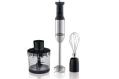 Blaupunkt Hand blender Blaupunkt HBD512 (1700W), črn/srebrn, enostavno čiščenje, hitrosti, s prostorninsko merico in metlico.