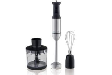 Blaupunkt Hand blender Blaupunkt HBD512 (1700W), črn/srebrn, enostavno čiščenje, hitrosti, s prostorninsko merico in metlico.