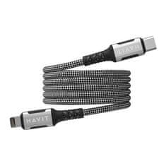 Havit Havit magnetski USB Type C-Lightning kabel, 1 m, črn, hitro polnjenje, 1 kos