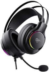 Havit Gaming slušalke Havit H2007U z minijack priklopom, žične, črna barva, občutljivost 121 dB, dolžina 2,1 m.