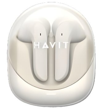Havit Havit Moderna Brezžična Slušalka s Pasu v Bež Barvi, Bluetooth, 4.5h Predvajanja, USB-C, Binauralna, V-Ušes.