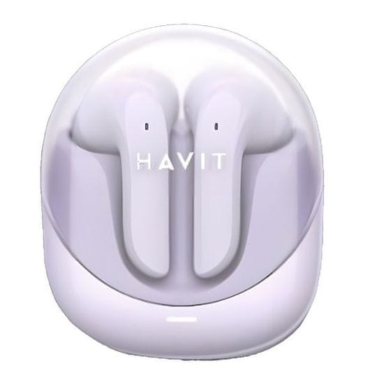 Havit Havit Moderna Brezžična Slušalka Zanje, S Purple Barvo, Binauralni Slušalni Sistem, USB Type-C, 4.5h Predvajanja