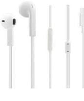 Havit Havit E336C žične slušalke, USB Type-C, udobne za klice in glasbo, 1.2 m, občutljivost 112 dB, bela barva