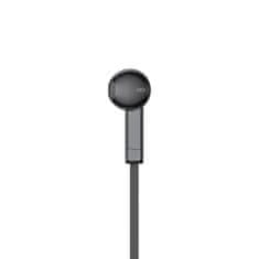 Havit Havit E336C žične slušalke za klice in glasbo, črne, in-ear, USB Type-C, dolžina kabla 1,2 m, občutljivost 112 dB