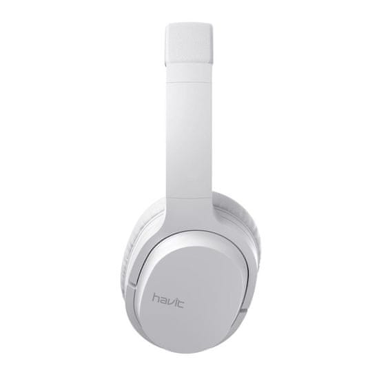 Havit Havit I62 brezžične slušalke v ušesni zasnovi, USB-C, Bluetooth 5.1, do 8 ur predvajanja, bele barve