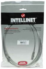 Intellinet Kabel za mrežo Intellinet Cat5e, 2m, s platinastimi kontakti, snagless, CCA, s PVC ovojem, garancija za vse življenje