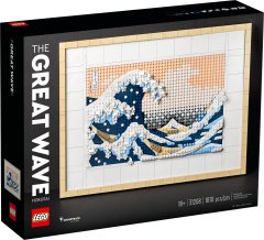 LEGO LEGO ART 31208 Hokusai: Veliki val v Kanagawi – umetniški komplet za odrasle, 18+, 520 mm x 390 mm
