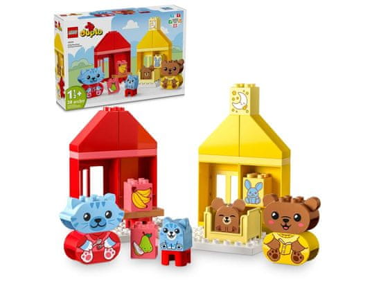 LEGO LEGO DUPLO 10414 Dnevne Rutine - Igranje Z Hrano in Priprava Na Spanje za Otroke Od 1,5 Leta Naprej