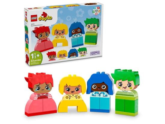 LEGO LEGO DUPLO 10415 Velike čustva in občutki - zabavna igračka za otroke od 1,5 leta dalje, 23 kosov v pakiranju