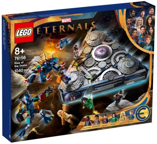 LEGO LEGO Super Heroes 76156 Eternals: Vzpon Doma, 1040 elementov, 6 minifigur, priporočena starost 8+, hitro pošiljanje