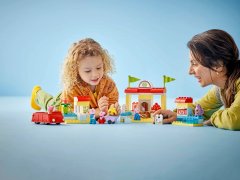 LEGO LEGO DUPLO 10434 Peppa Pig Supermarket - Izobraževalna igrača za otroke od 2. leta s 70 kosi in 4 mini figuricami