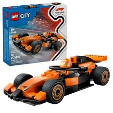 LEGO LEGO CITY 60442 F1 voznik z McLaren dirkalnikom, 86 delov, primeren za otroke od 6. leta dalje