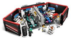 LEGO LEGO CITY 60444 F1 Garaza z Mercedes-AMG in Alpine avtomobili, 678 delov, 6 minifigur, starost 7+ let