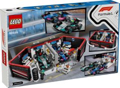 LEGO LEGO CITY 60444 F1 Garaza z Mercedes-AMG in Alpine avtomobili, 678 delov, 6 minifigur, starost 7+ let