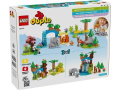 LEGO LEGO DUPLO 10446 3v1 družine divjih živali - zabavna igrača za otroke od 2. leta dalje, 92 kosov, vključuje navodila
