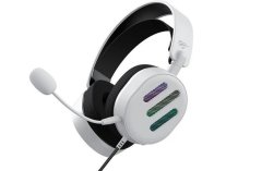 Havit Slušalke Havit H2038U za igranje (bela/črna) - USB, mikrofon z boom, visoka občutljivost, 20-20000 Hz, udobne za nošenje
