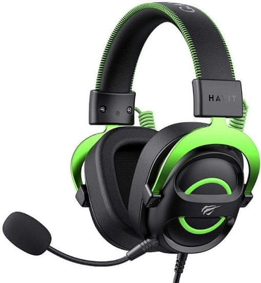 Havit Havit H2030E žični gamerski slušalke z mikrofonom, črna barva, udobna in kvaliteta zvoka, dolžina kabla 2 m
