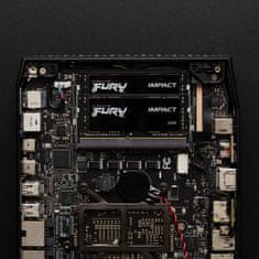 Kingston Kingston FURY 32GB DDR4 3200MT/s CL20 SO-DIMM RAM za prenosnike - Črna, visoka zmogljivost ter enostavna namestitev