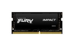 Kingston Kingston FURY 32GB DDR4 3200MT/s CL20 SO-DIMM RAM za prenosnike - Črna, visoka zmogljivost ter enostavna namestitev