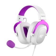 Havit Havit H2002d Pinkani Gaming Slušalke z Mikrofon, 1m Kabel, Binarna, Odstranljiv Kabel, 3.5 mm Priključek
