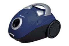 slomart Cilindrični sesalnik Blaupunkt VCB202, 700 W, 2 L, modra barva, kovinska teleskopska cev, za suho čiščenje površin.